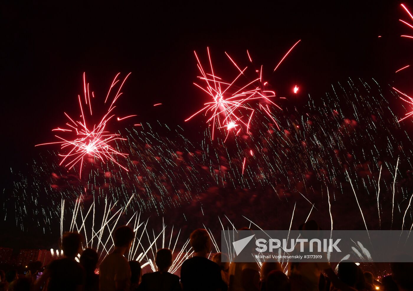Rostec international festival of fireworks. Day one