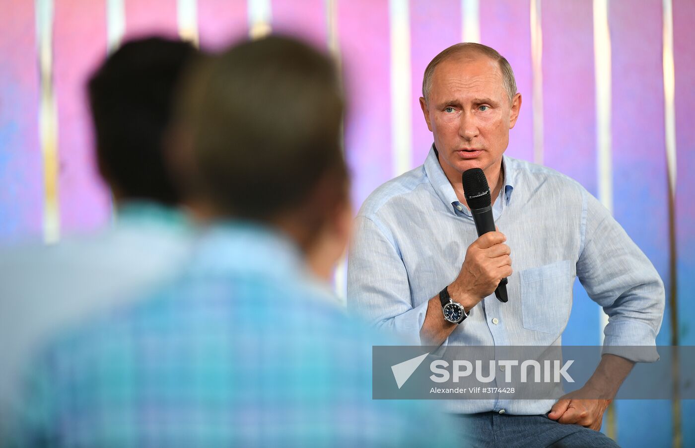 Russian President Vladimir Putin visits Crimea