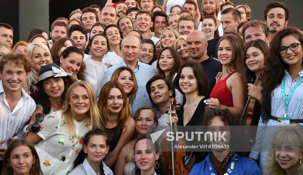 Russian President Vladimir Putin's visit to Crimea