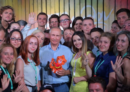 Russian President Vladimir Putin's visit to Crimea