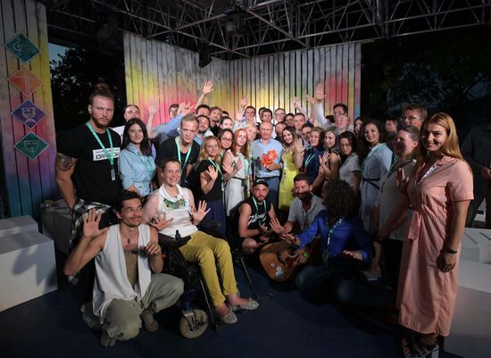 Russian President Vladimir Putin's visit to Crimea