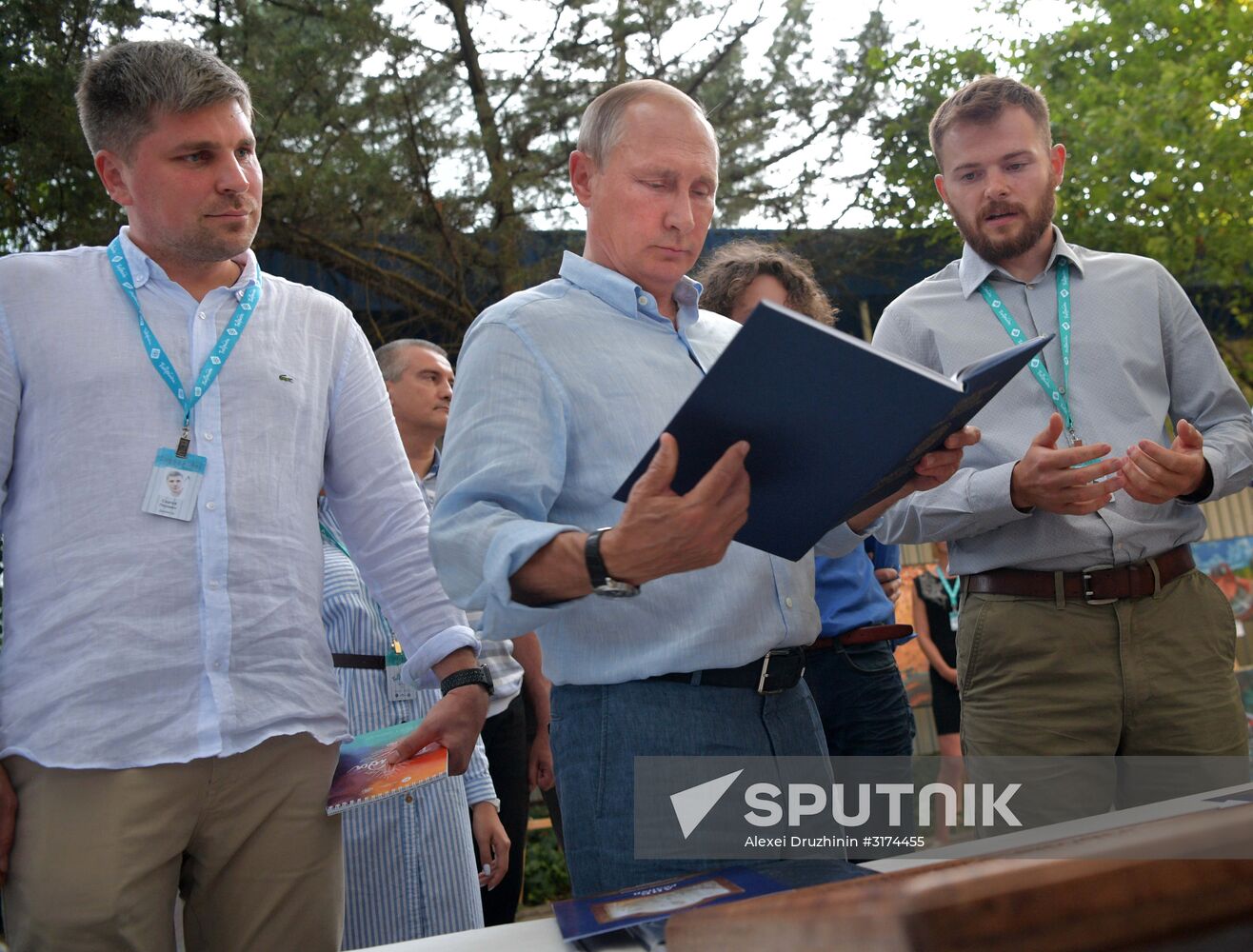 Russian President Vladimir Putin's visit to Crimea