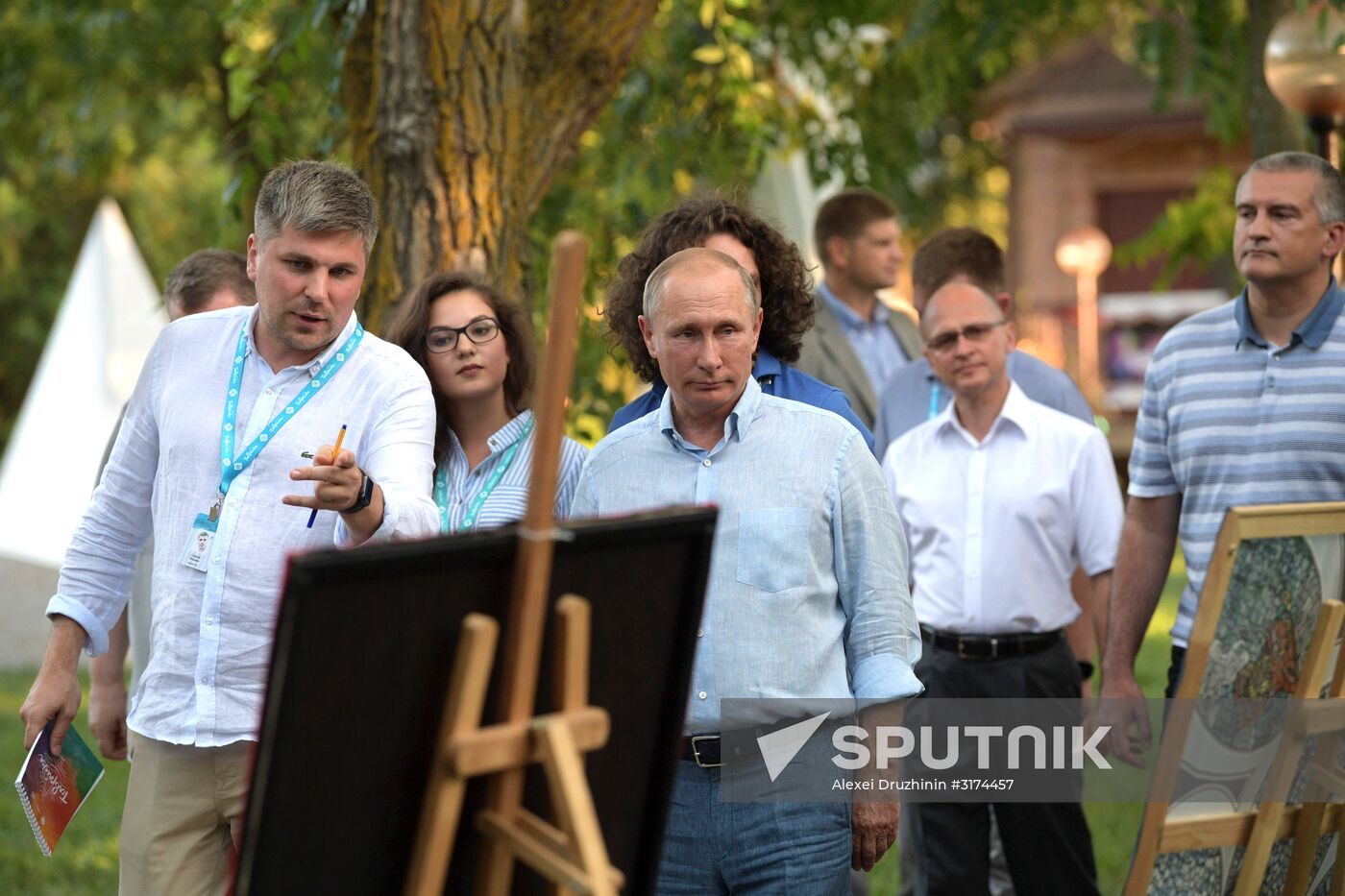 Russian President Vladimir Putin's visit to Crimea