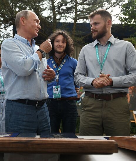 Russian President Vladimir Putin's visit to Crimea