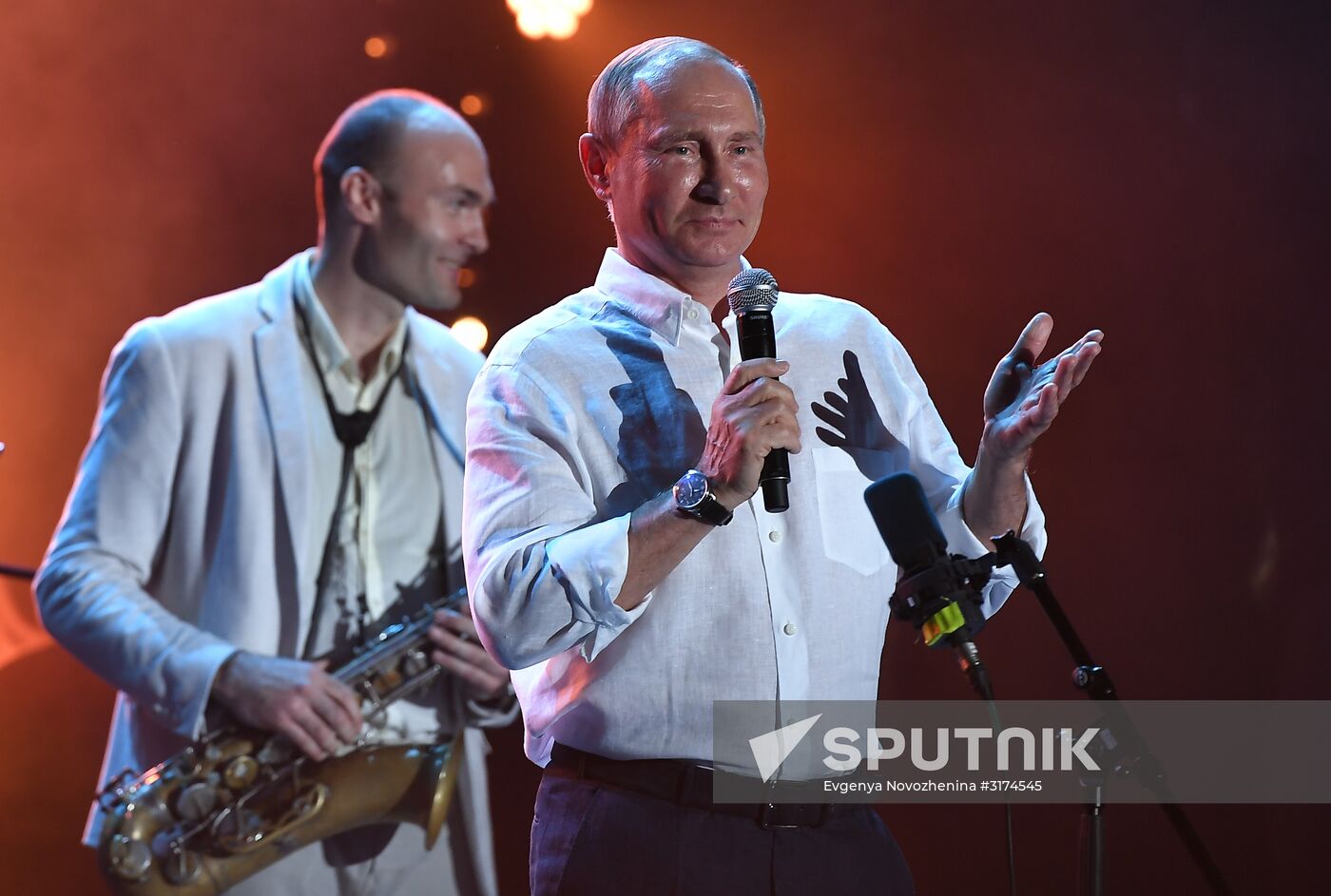 Russian President Vladimir Putin visits Crimea