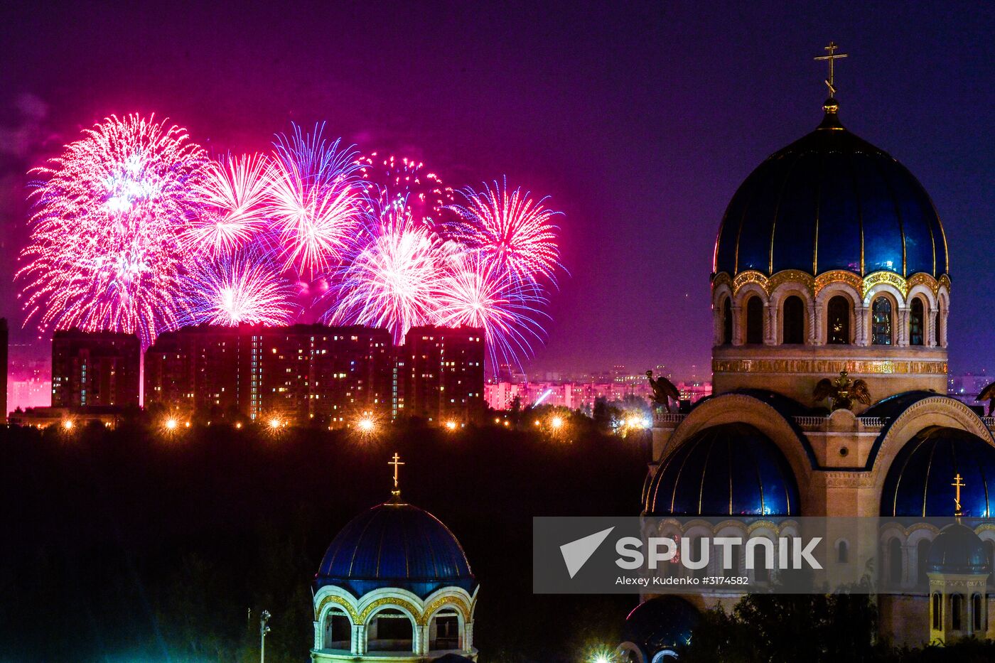 Rostec International Fireworks Festival. Day two