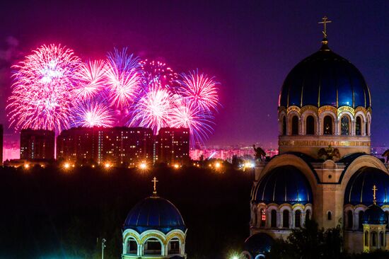 Rostec International Fireworks Festival. Day two