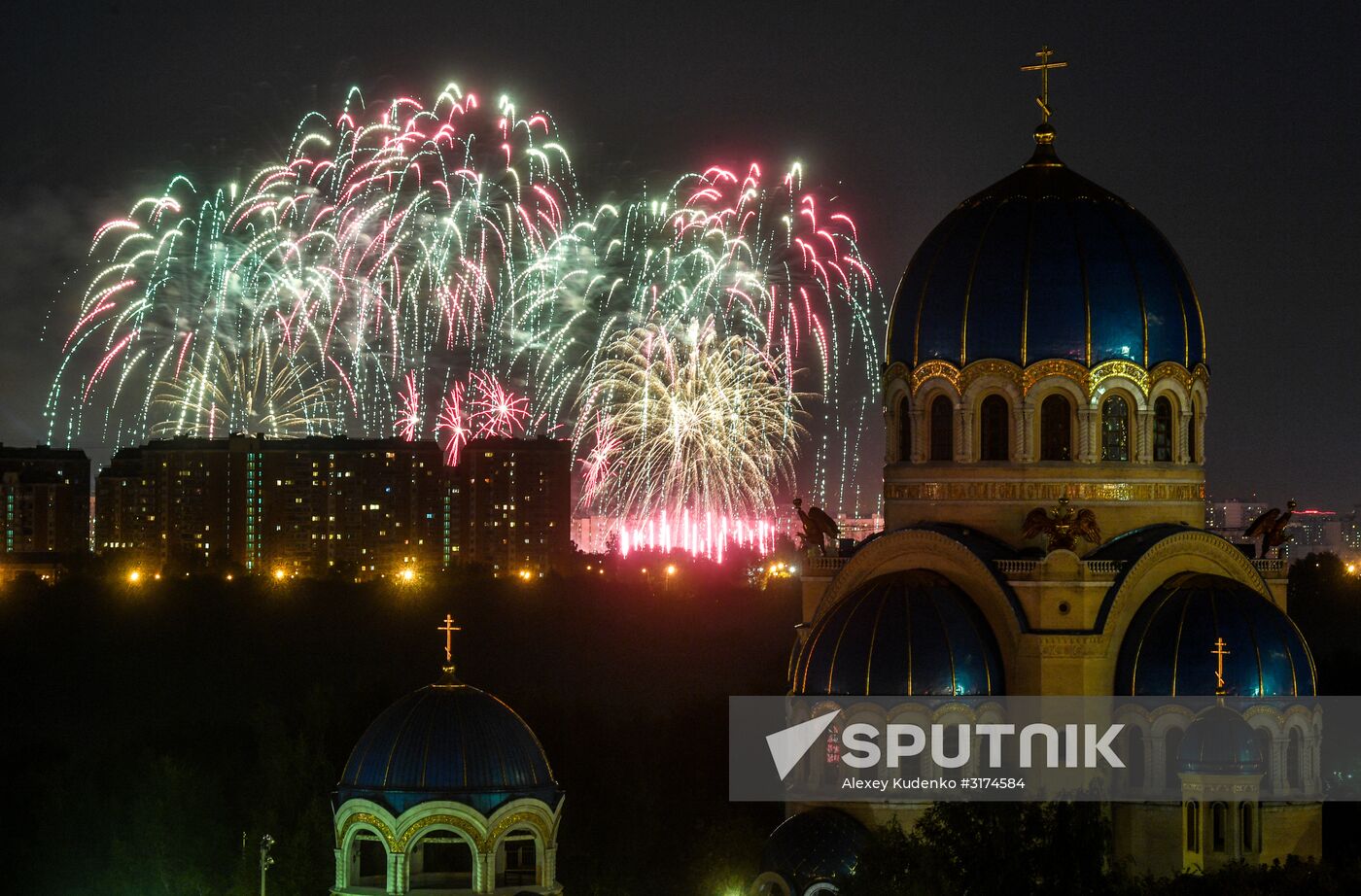 Rostec International Fireworks Festival. Day two