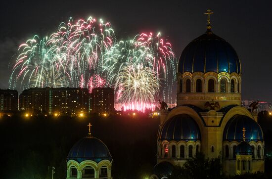 Rostec International Fireworks Festival. Day two