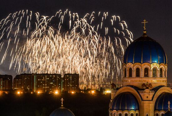 Rostec International Fireworks Festival. Day two