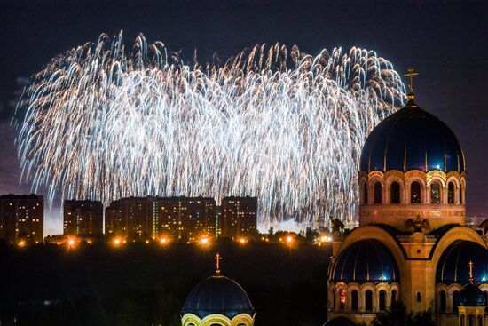Rostec International Fireworks Festival. Day two