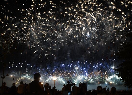 Rostec International Fireworks Festival. Day Two
