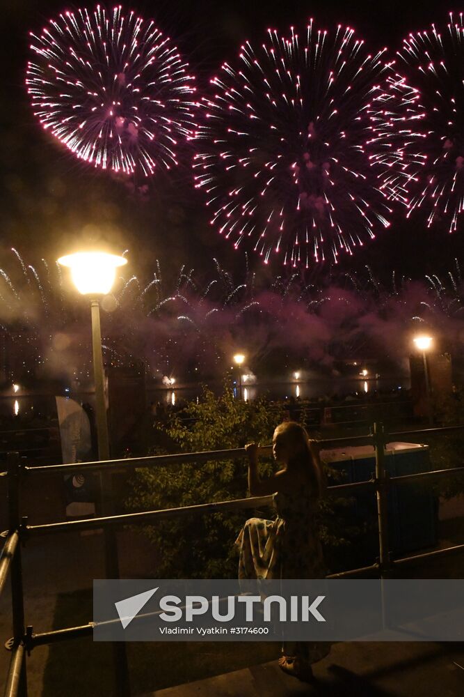Rostec International Fireworks Festival. Day Two