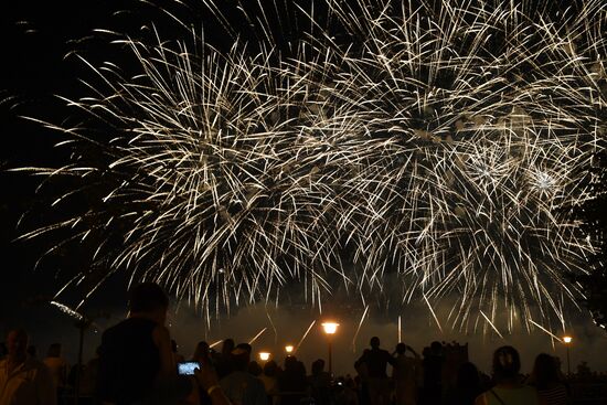 Rostec International Fireworks Festival. Day Two