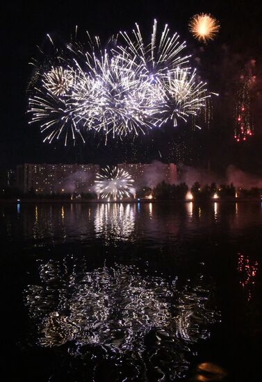 Rostec International Fireworks Festival. Day Two