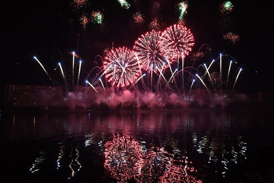 Rostec International Fireworks Festival. Day Two