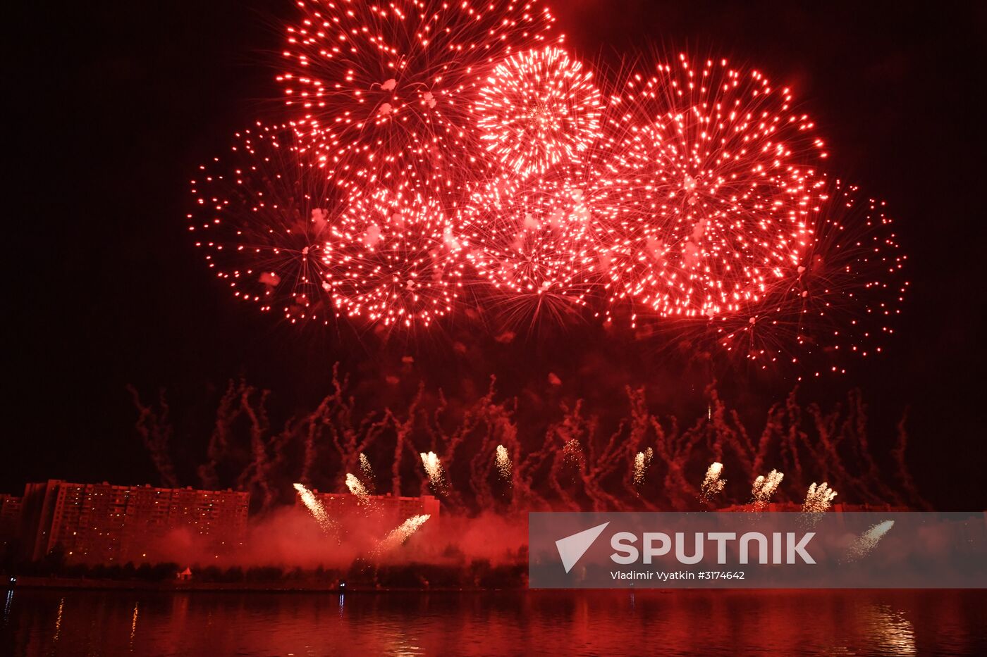 Rostec International Fireworks Festival. Day Two