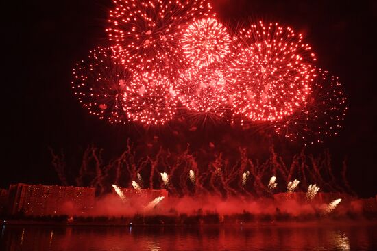 Rostec International Fireworks Festival. Day Two