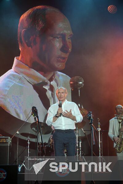 Russian President Vladimir Putin visits Crimea
