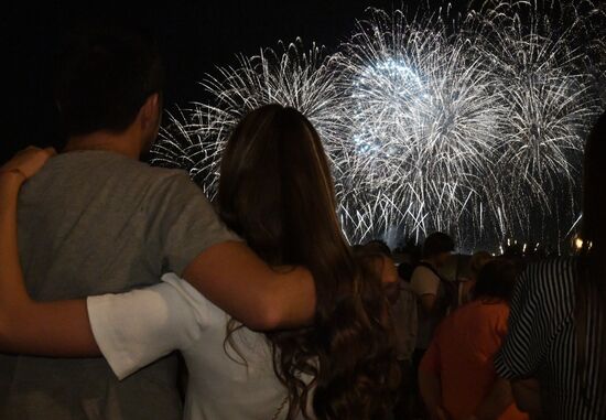 Rostec International Fireworks Festival. Day Two