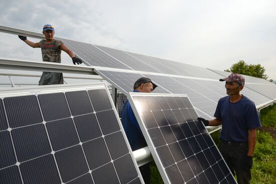 Maima Solar Power Plant in Altai Republic