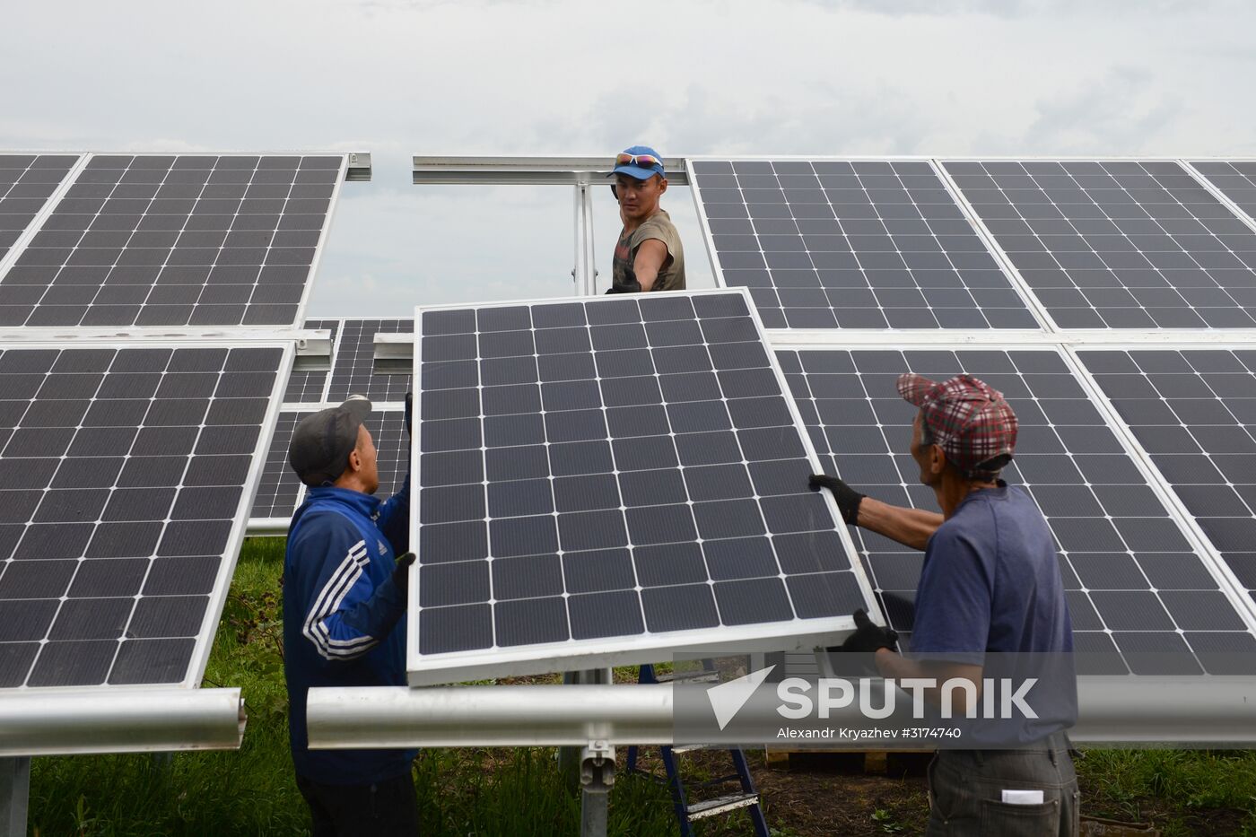Maima Solar Power Plant in Altai Republic
