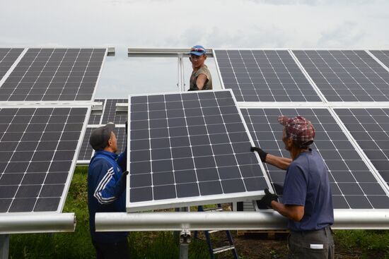 Maima Solar Power Plant in Altai Republic