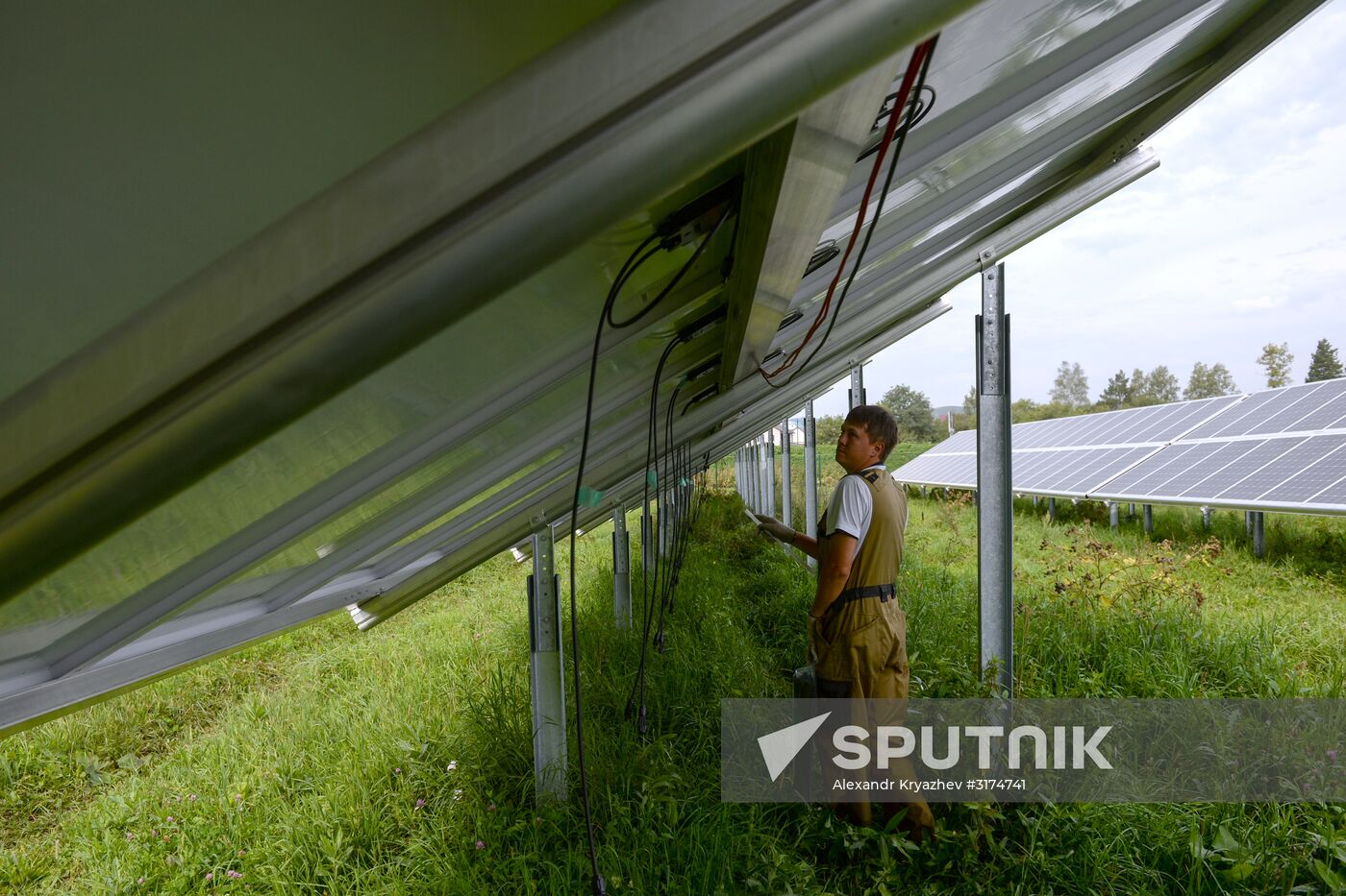 Maima Solar Power Plant in Altai Republic