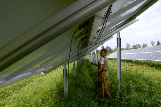 Maima Solar Power Plant in Altai Republic