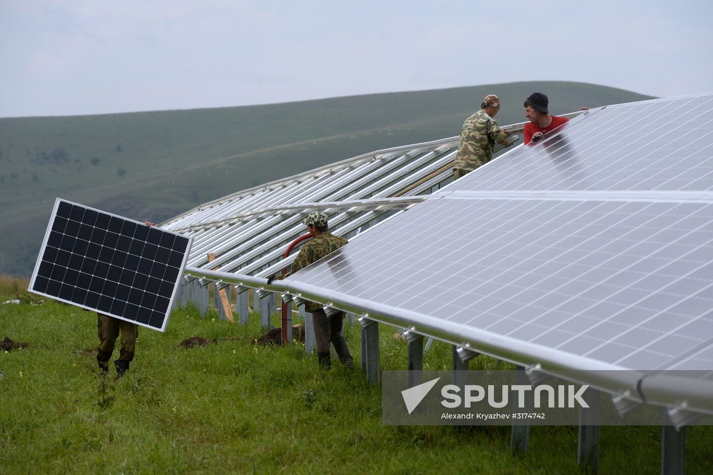 Maima Solar Power Plant in Altai Republic