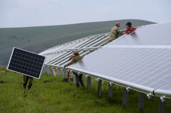 Maima Solar Power Plant in Altai Republic