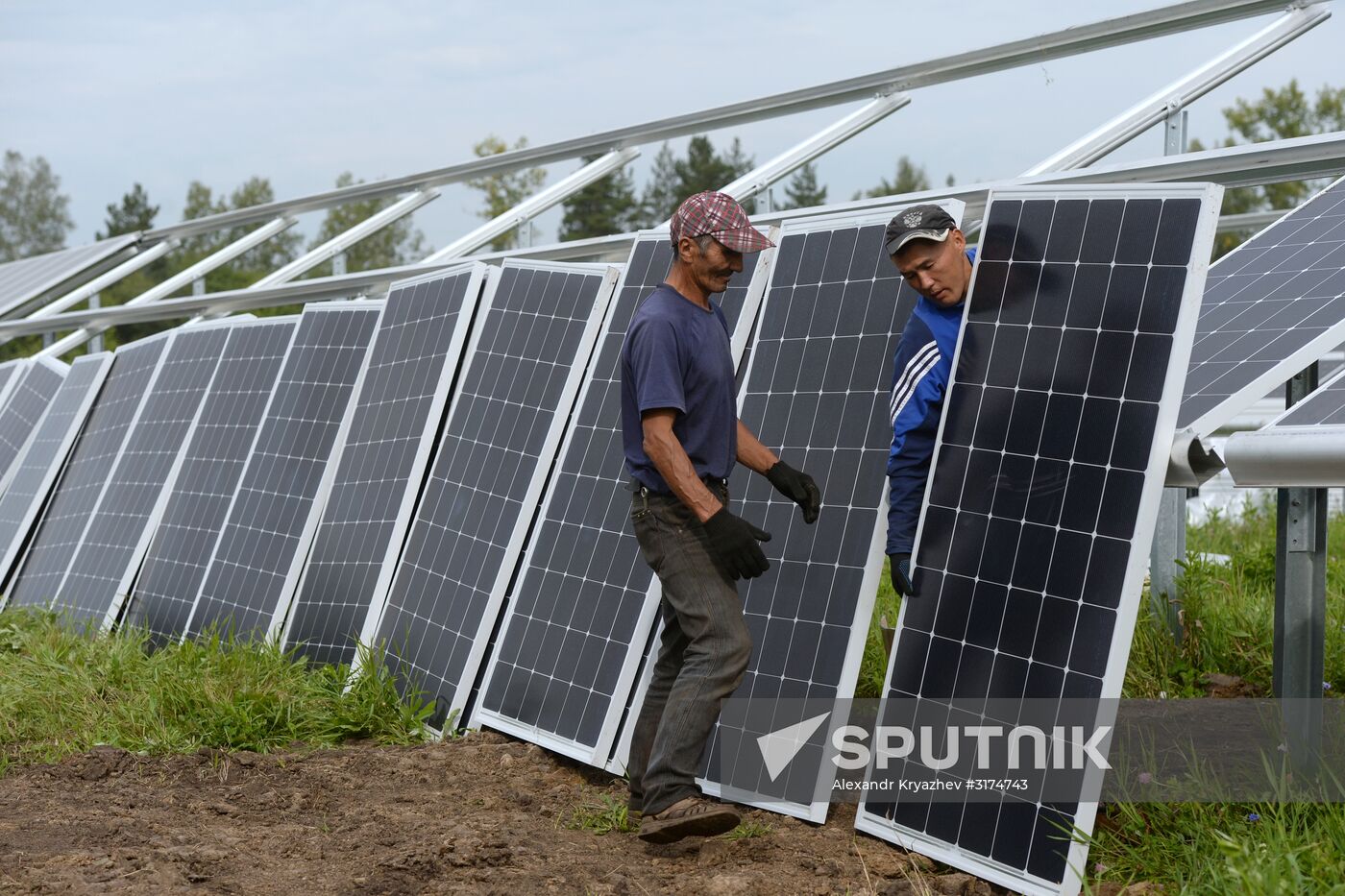 Maima Solar Power Plant in Altai Republic