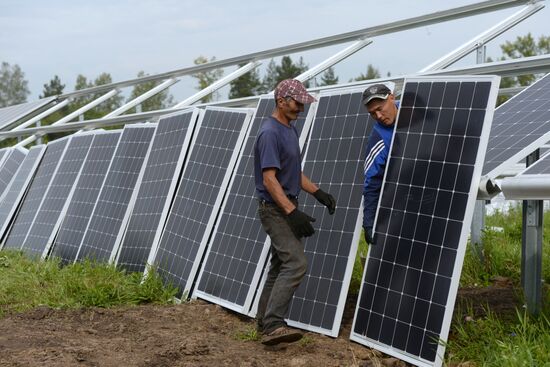 Maima Solar Power Plant in Altai Republic
