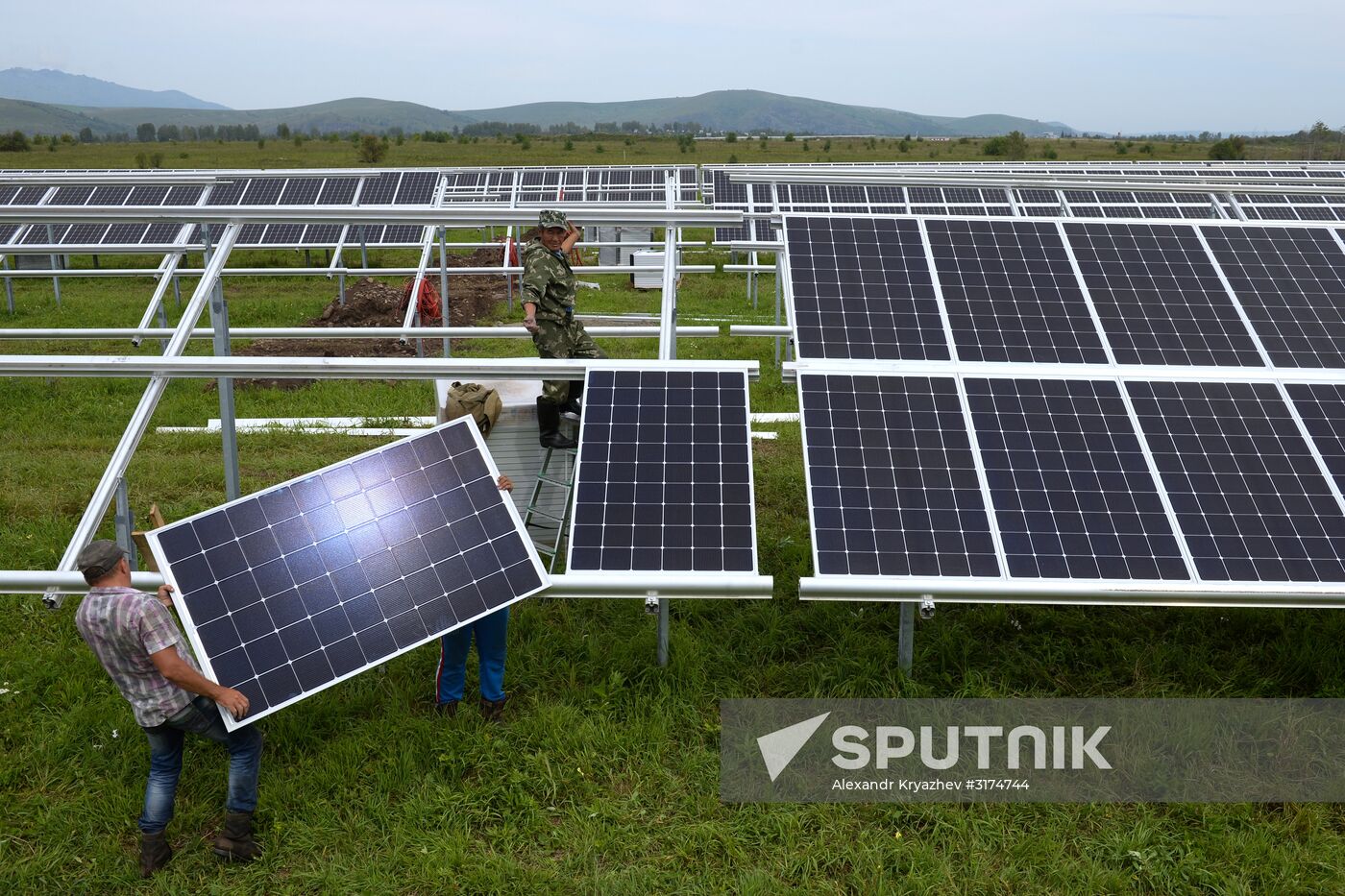 Maima Solar Power Plant in Altai Republic