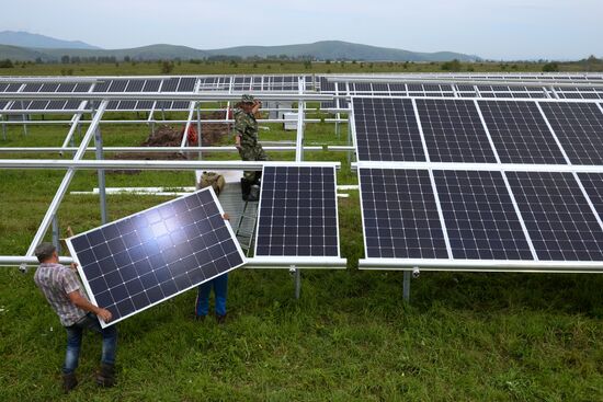 Maima Solar Power Plant in Altai Republic