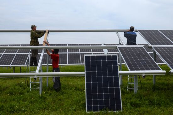 Maima Solar Power Plant in Altai Republic