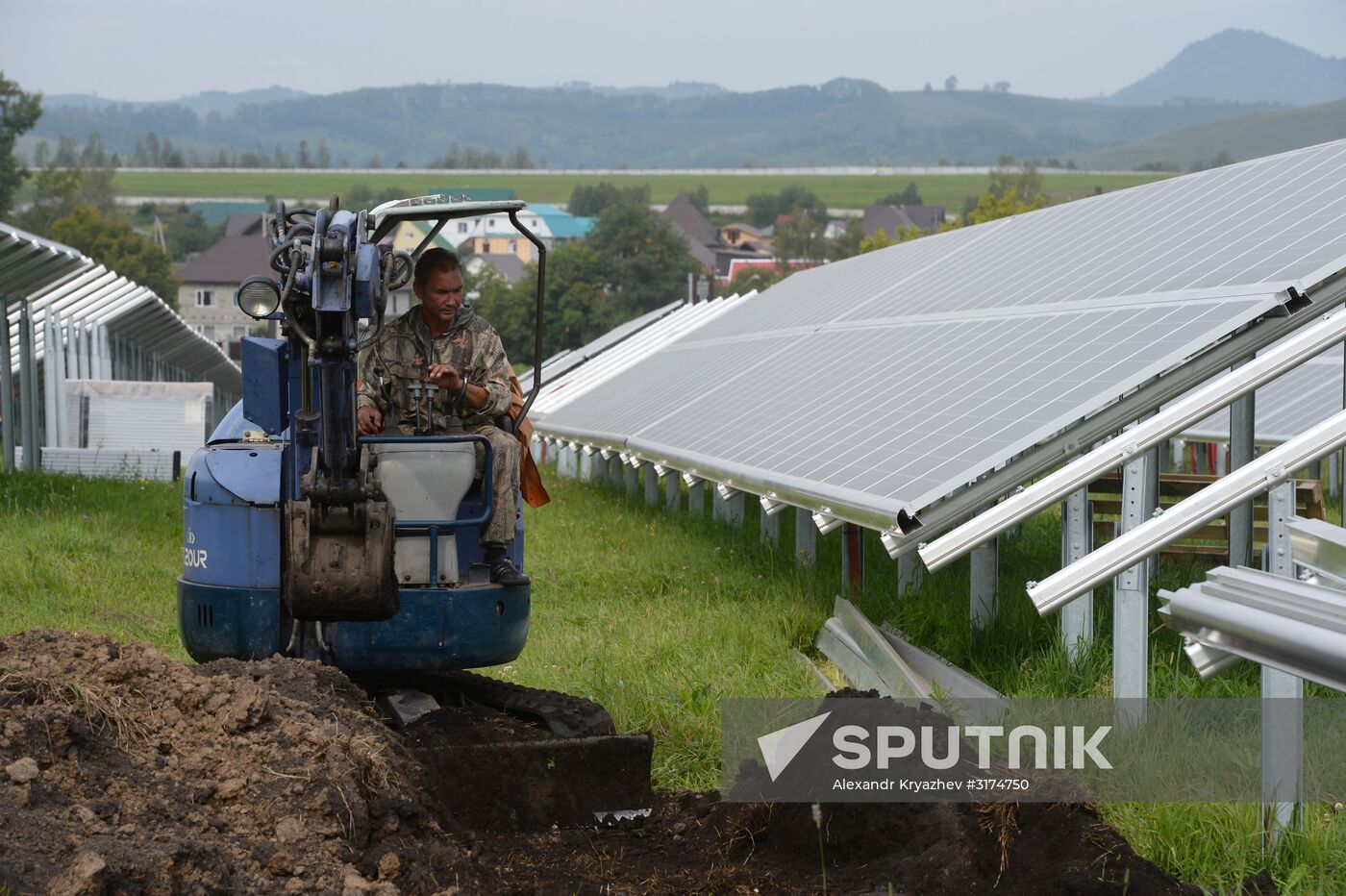 Maima Solar Power Plant in Altai Republic