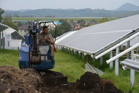 Maima Solar Power Plant in Altai Republic