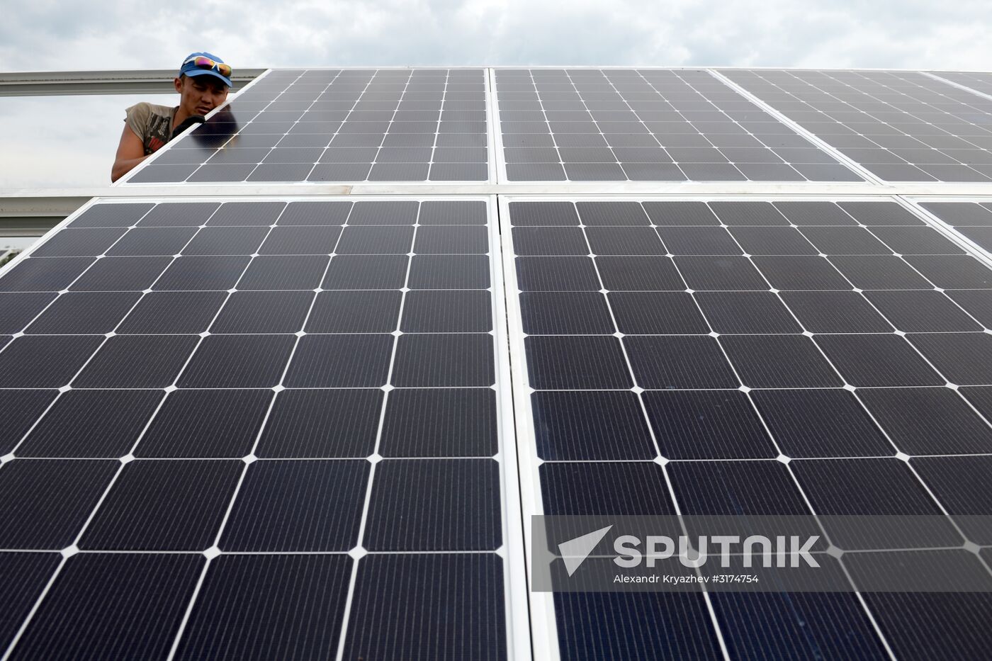 Maima Solar Power Plant in Altai Republic