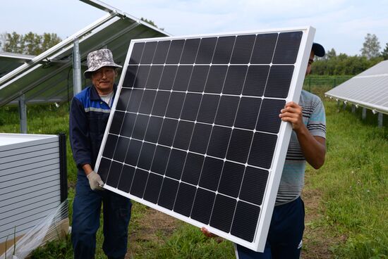 Maima Solar Power Plant in Altai Republic