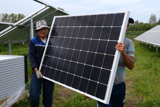 Maima Solar Power Plant in Altai Republic