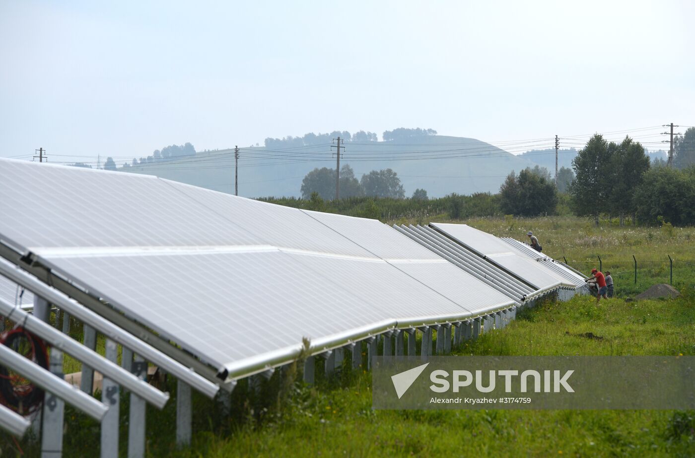 Maima Solar Power Plant in Altai Republic