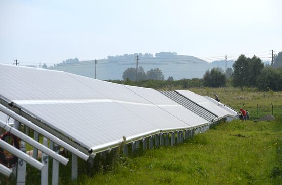 Maima Solar Power Plant in Altai Republic