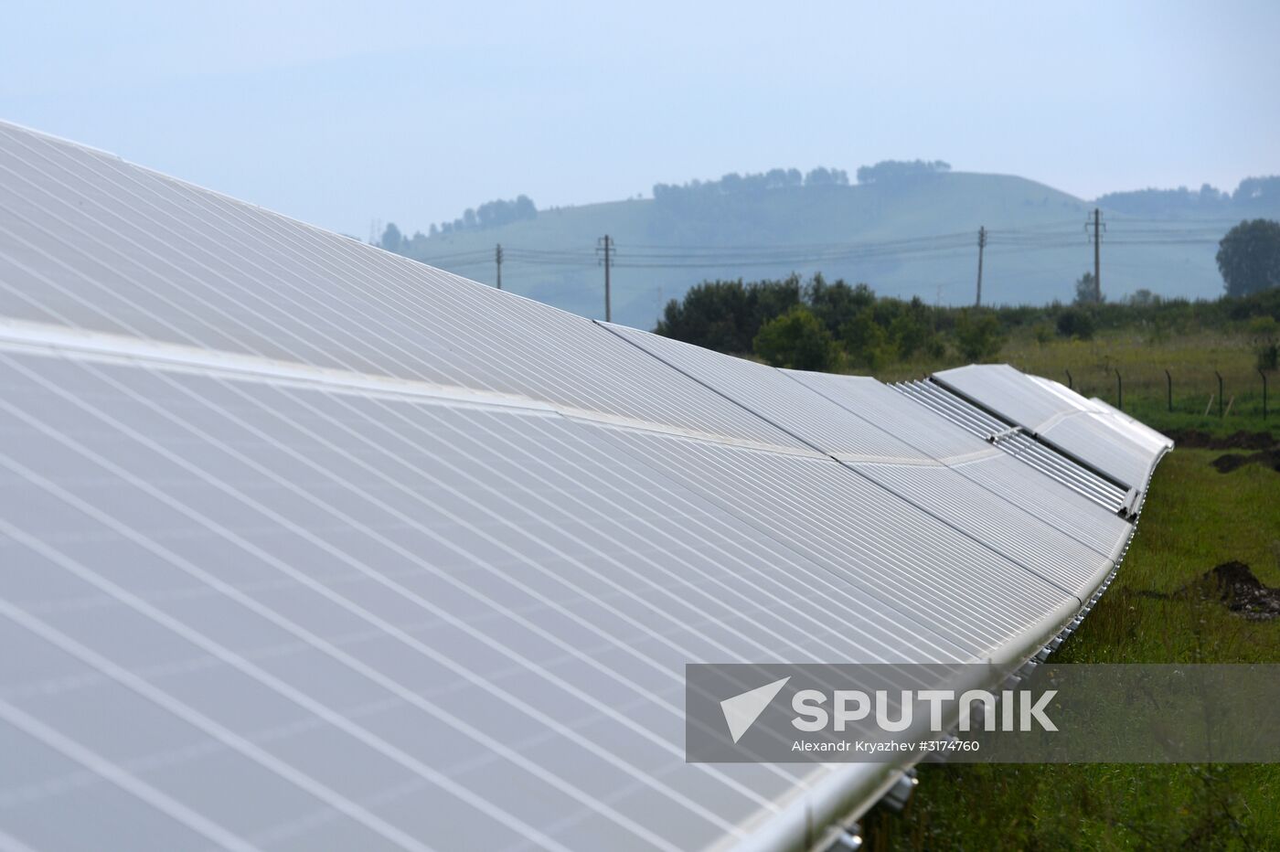 Maima Solar Power Plant in Altai Republic