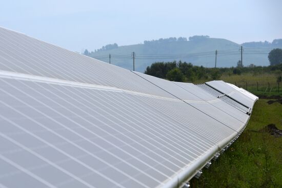 Maima Solar Power Plant in Altai Republic