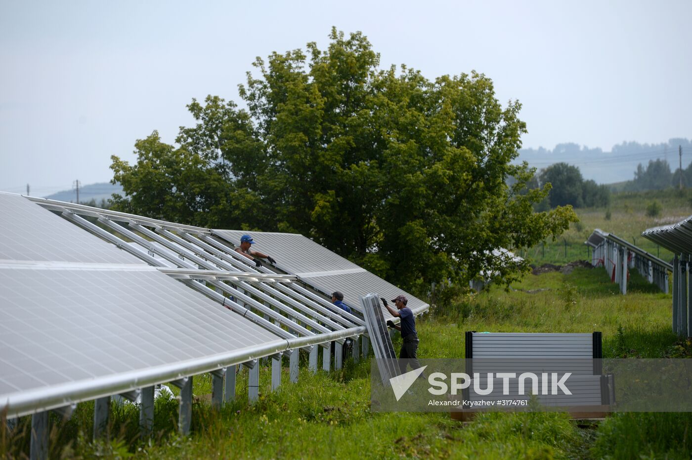 Maima Solar Power Plant in Altai Republic