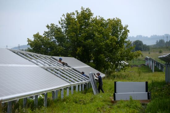 Maima Solar Power Plant in Altai Republic