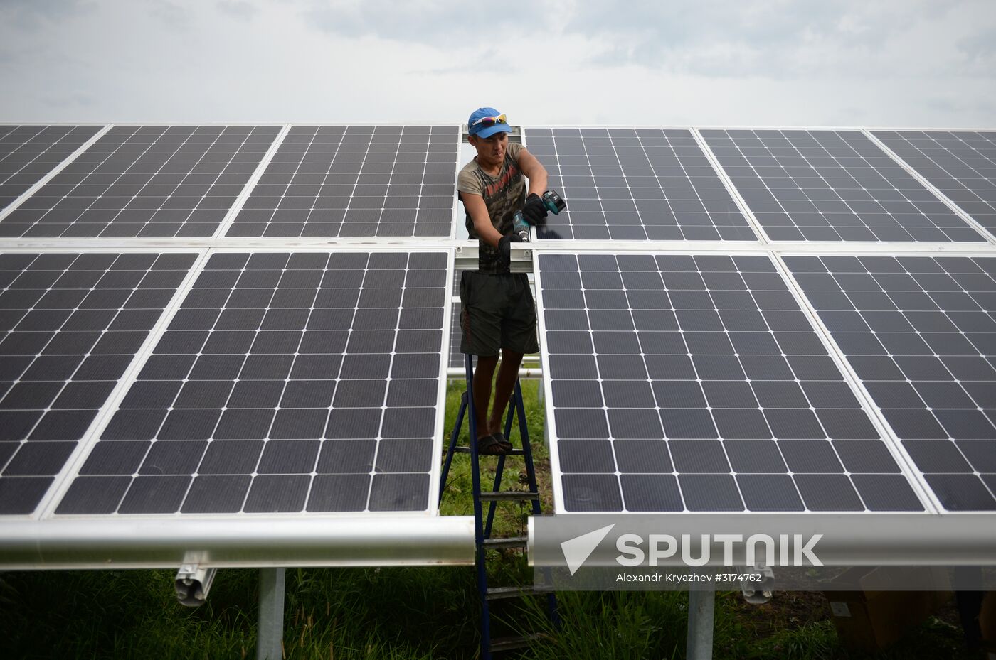 Maima Solar Power Plant in Altai Republic