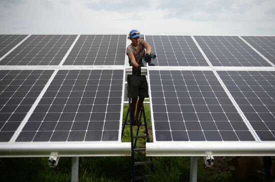 Maima Solar Power Plant in Altai Republic