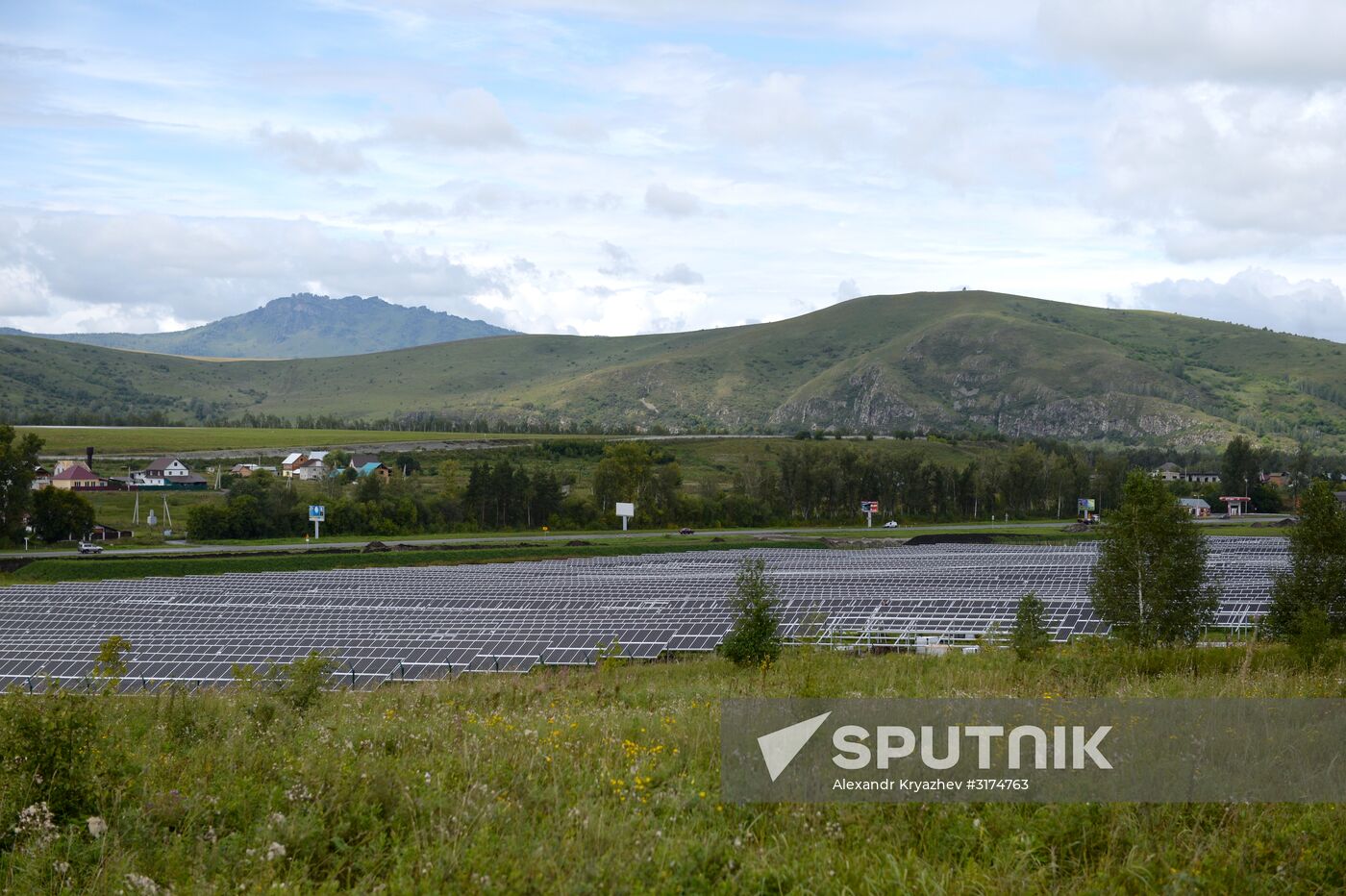 Maima Solar Power Plant in Altai Republic